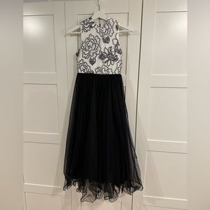 Black and White Girls Formal Dress. Size 12.